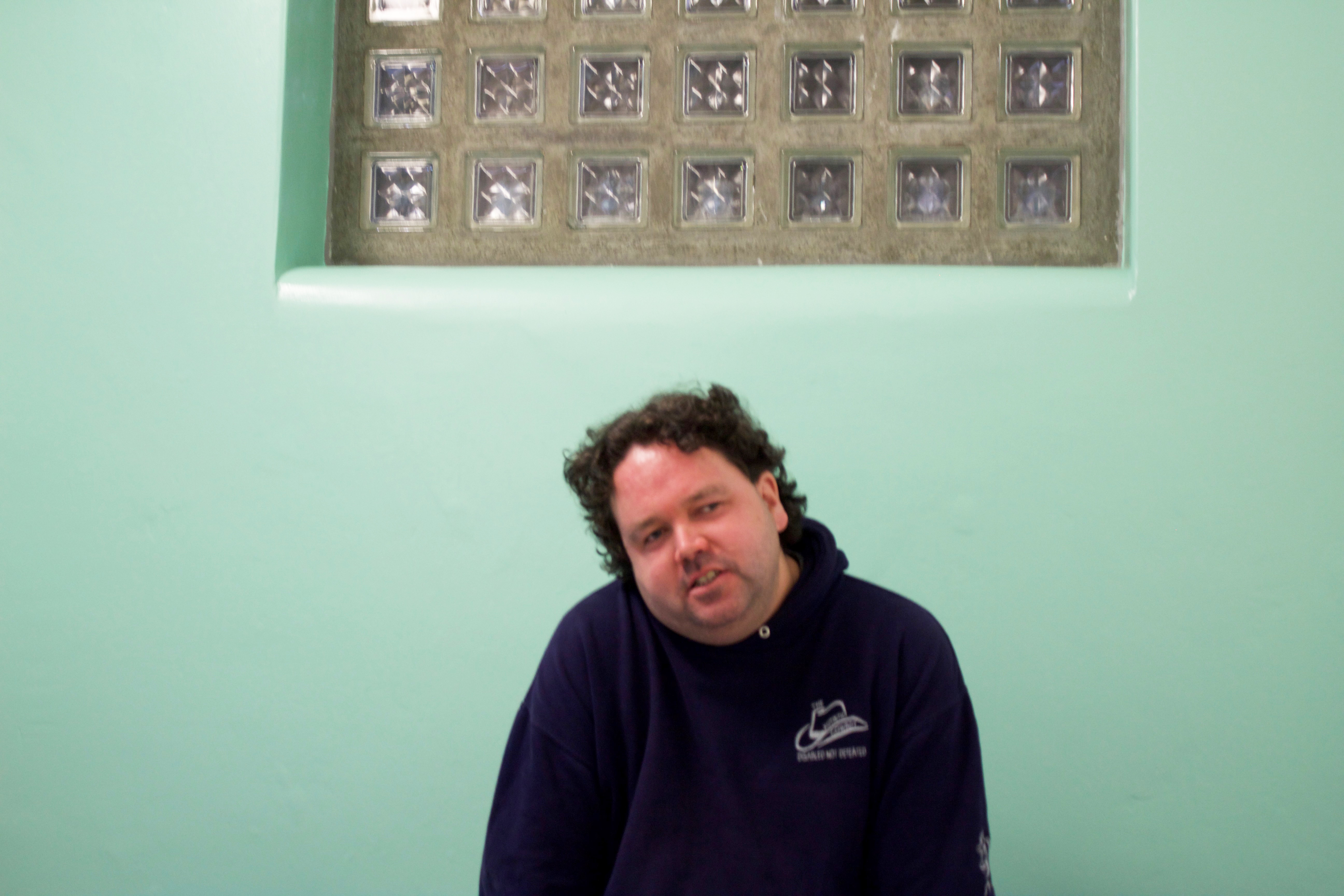 Charlie Avent has raised over £700 for the Care of Police Survivors charity by spending a night in this autism-friendly cell