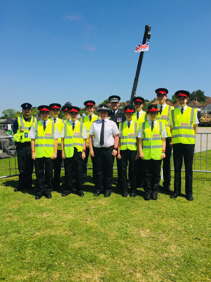 Wiltshire Police Cadets at Armed Forces Day 2019