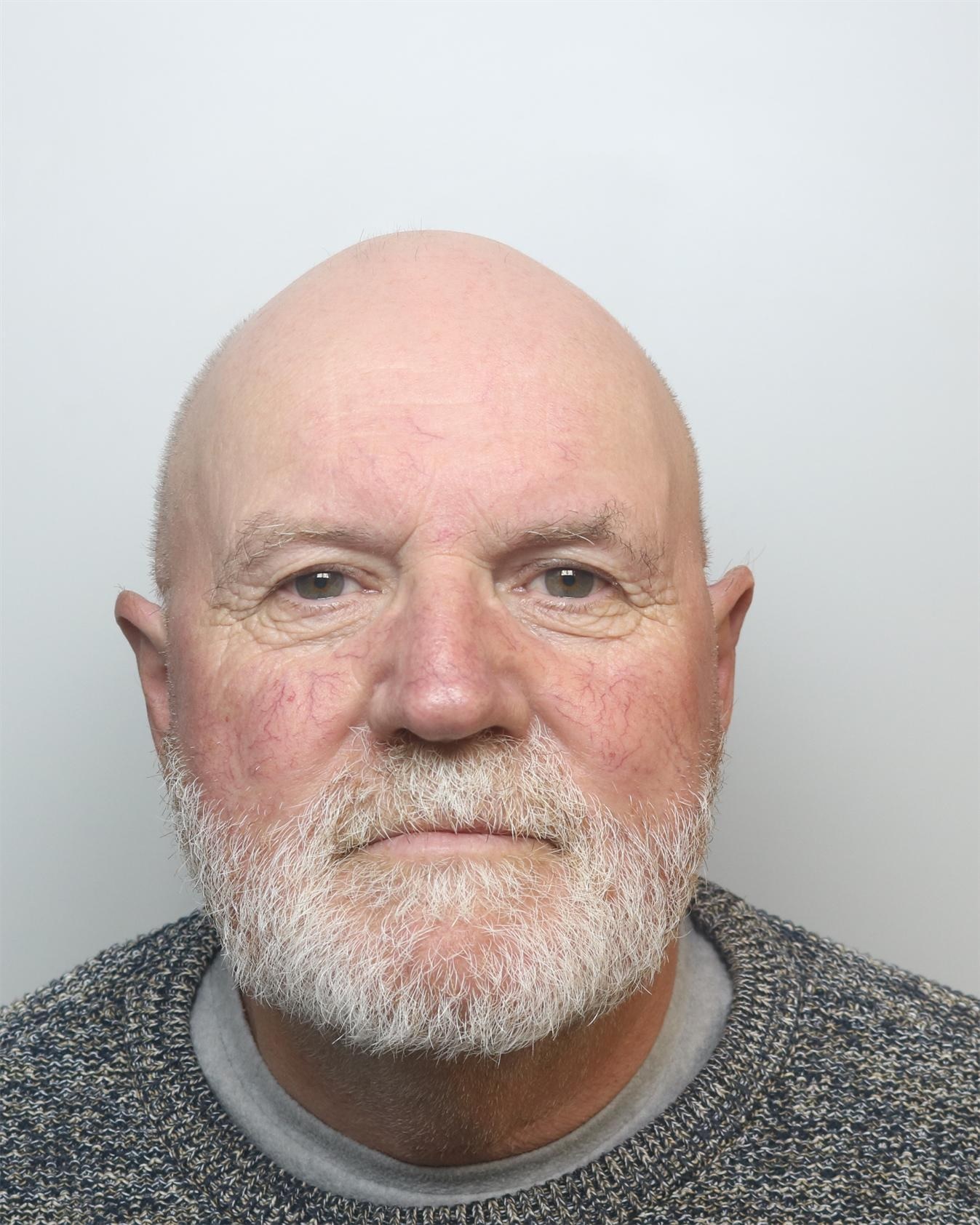 Custody shot of Richard Baker who has been jailed for indecent images of children