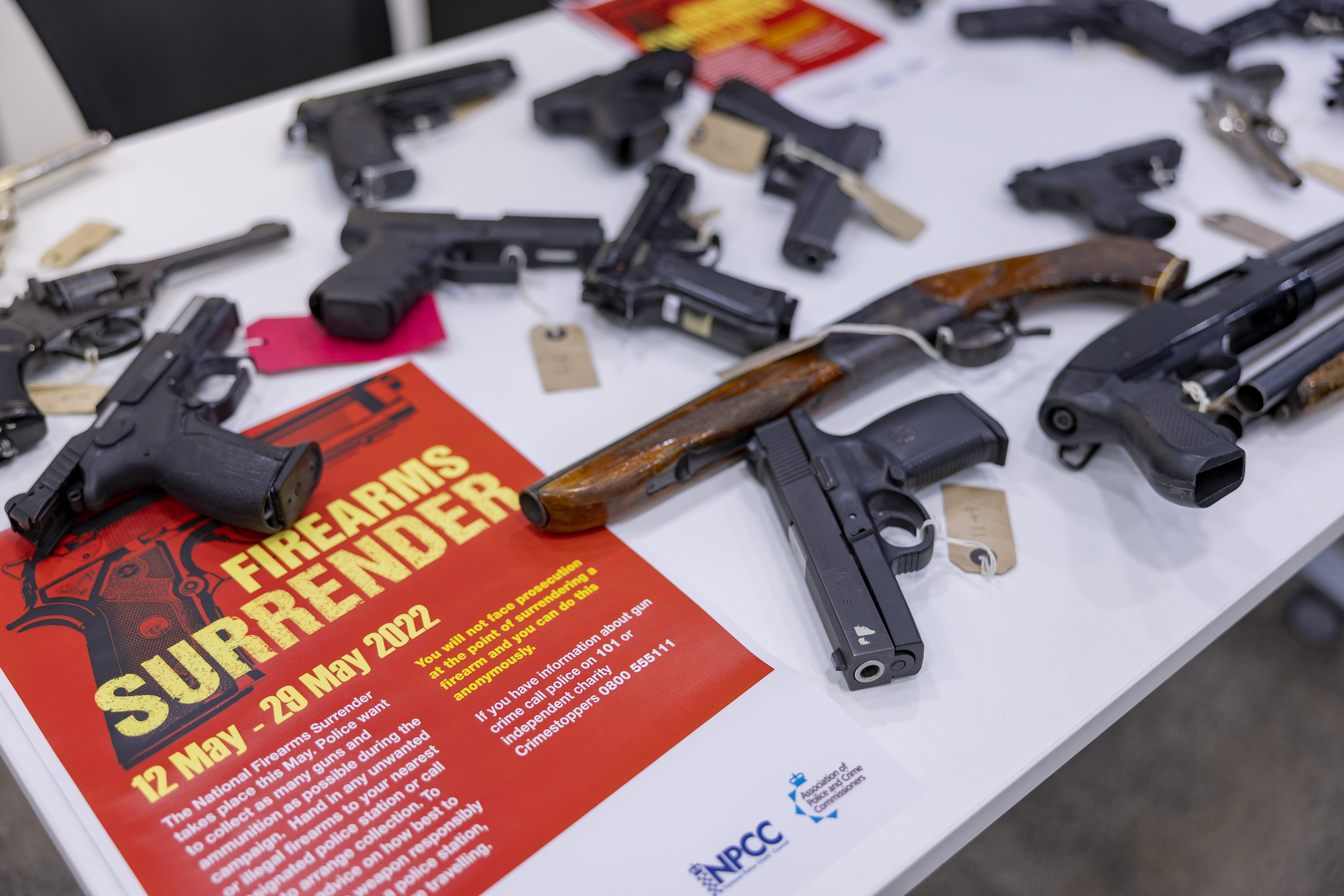From 12 May, Wiltshire Police is joining other Forces in Op Aztec, the national firearms surrender, appealing for people to hand in unwanted guns with a two week surrender of firearms and ammunition.