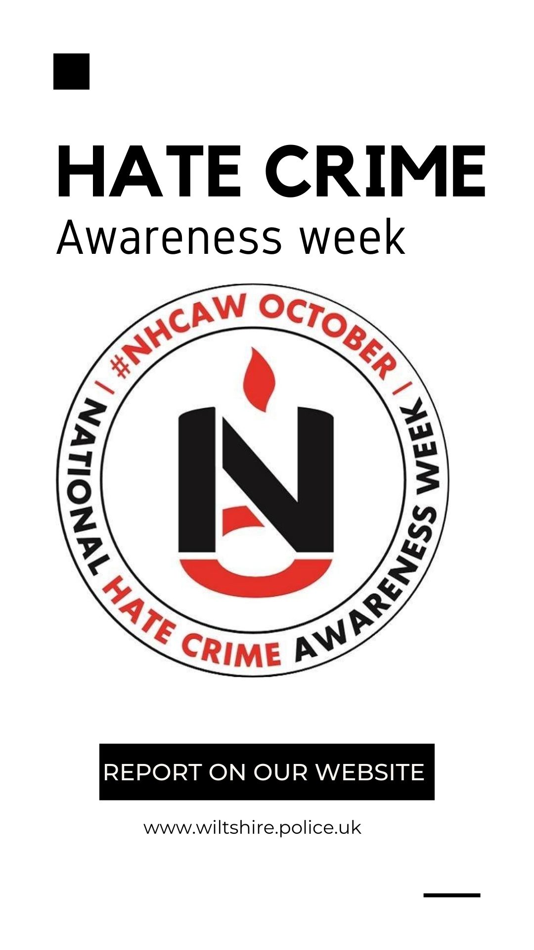 Hate Crime Awareness Week logo 