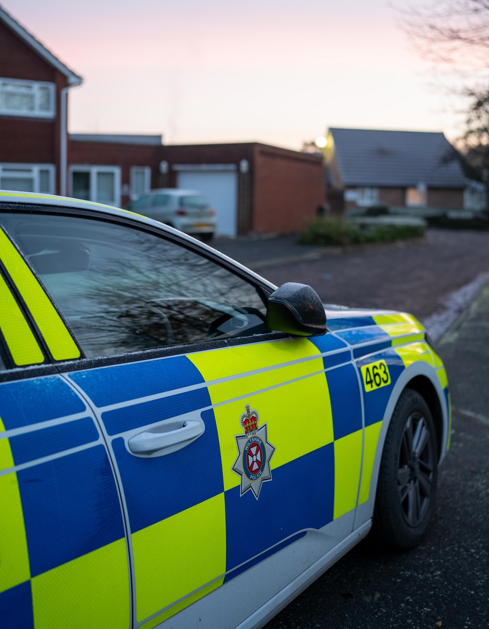 Stock police car image