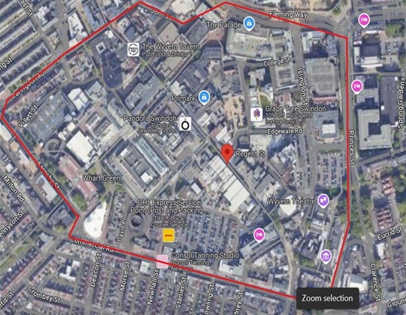 Dispersal area