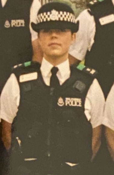 Gemma Rutter when she joined policing