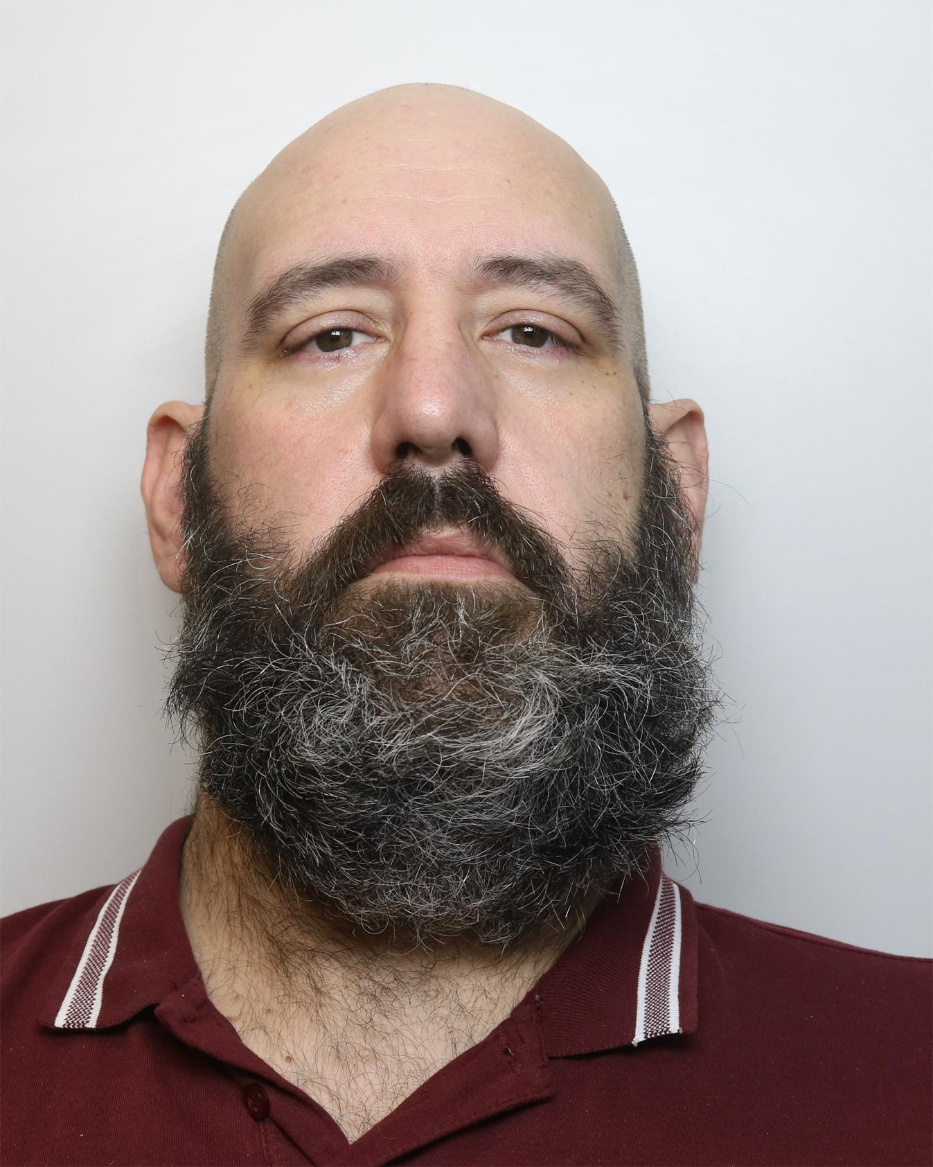 custody shot of Alun Topp jailed for nearly three years