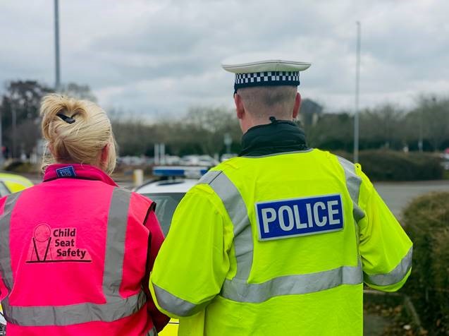 Photo of a representative of Wiltshire Road Safety Partnership and Roads Policing Officer