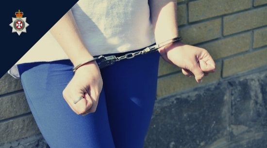 Arrested.
