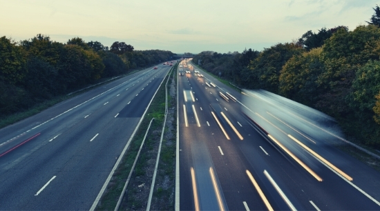 Stock image of motorway