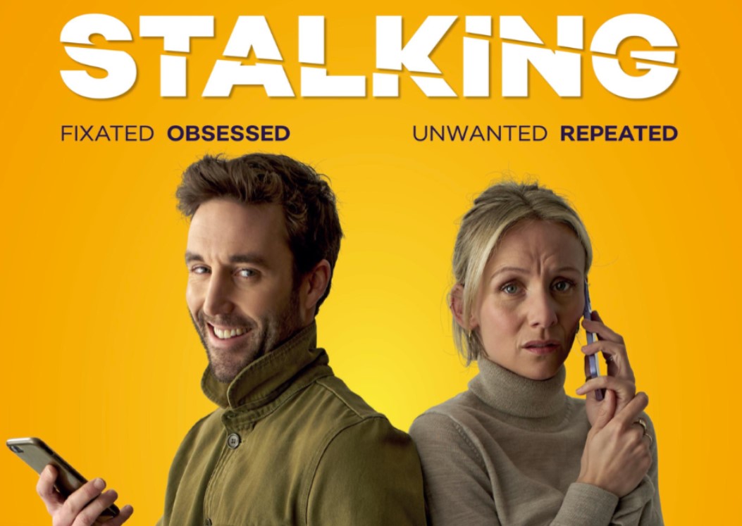 Stalking awareness graphic 