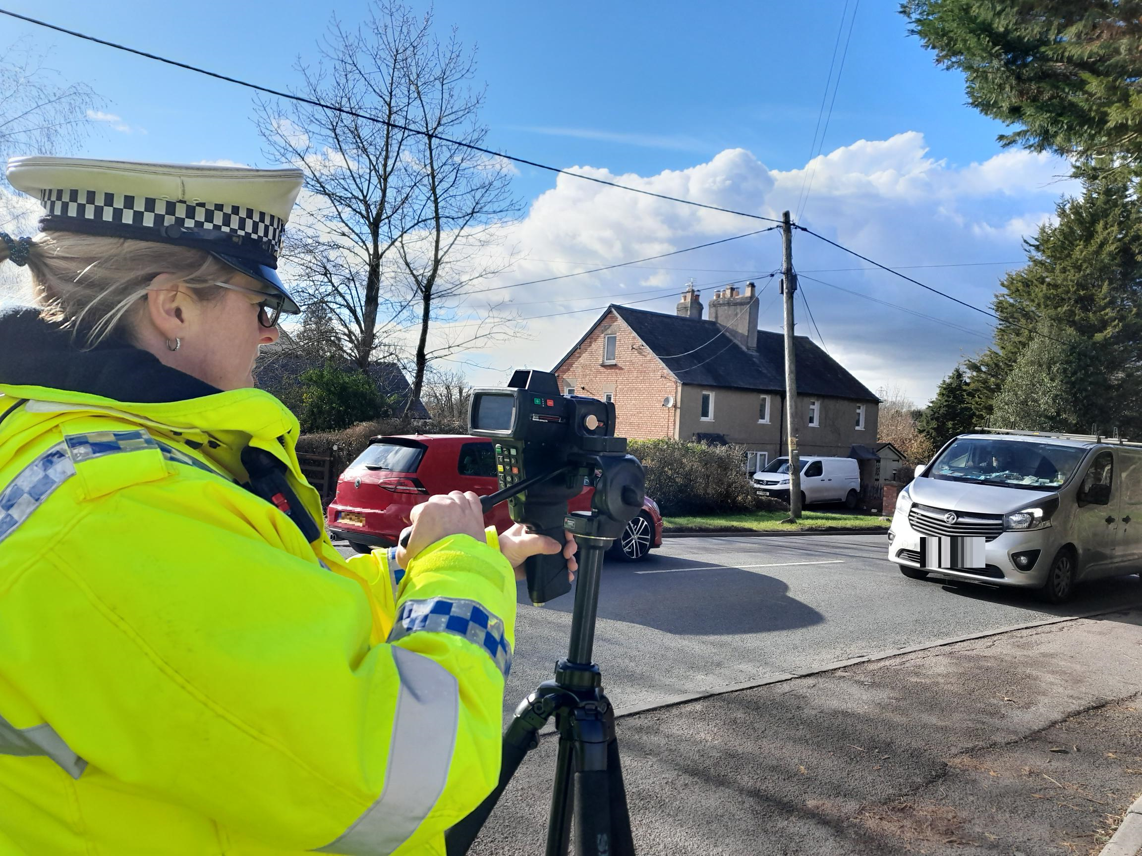 speed checks in Trowbridge as part of Project Zero
