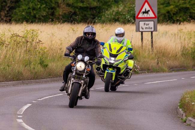 Image of bikes on the road