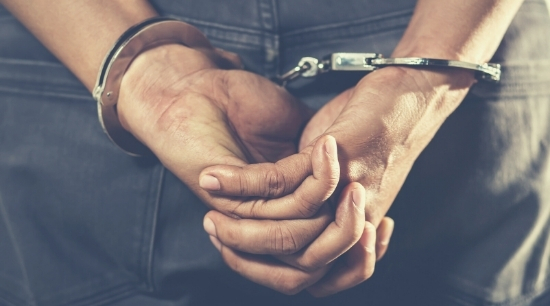stock image handcuffs