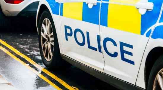 Side of police car