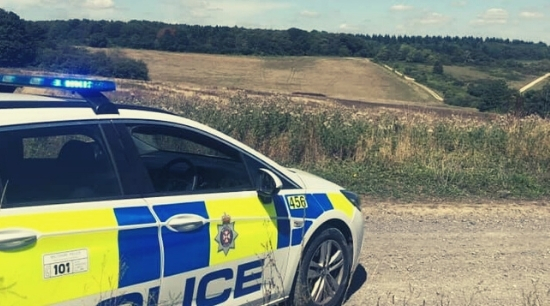 stock image of police vehicle