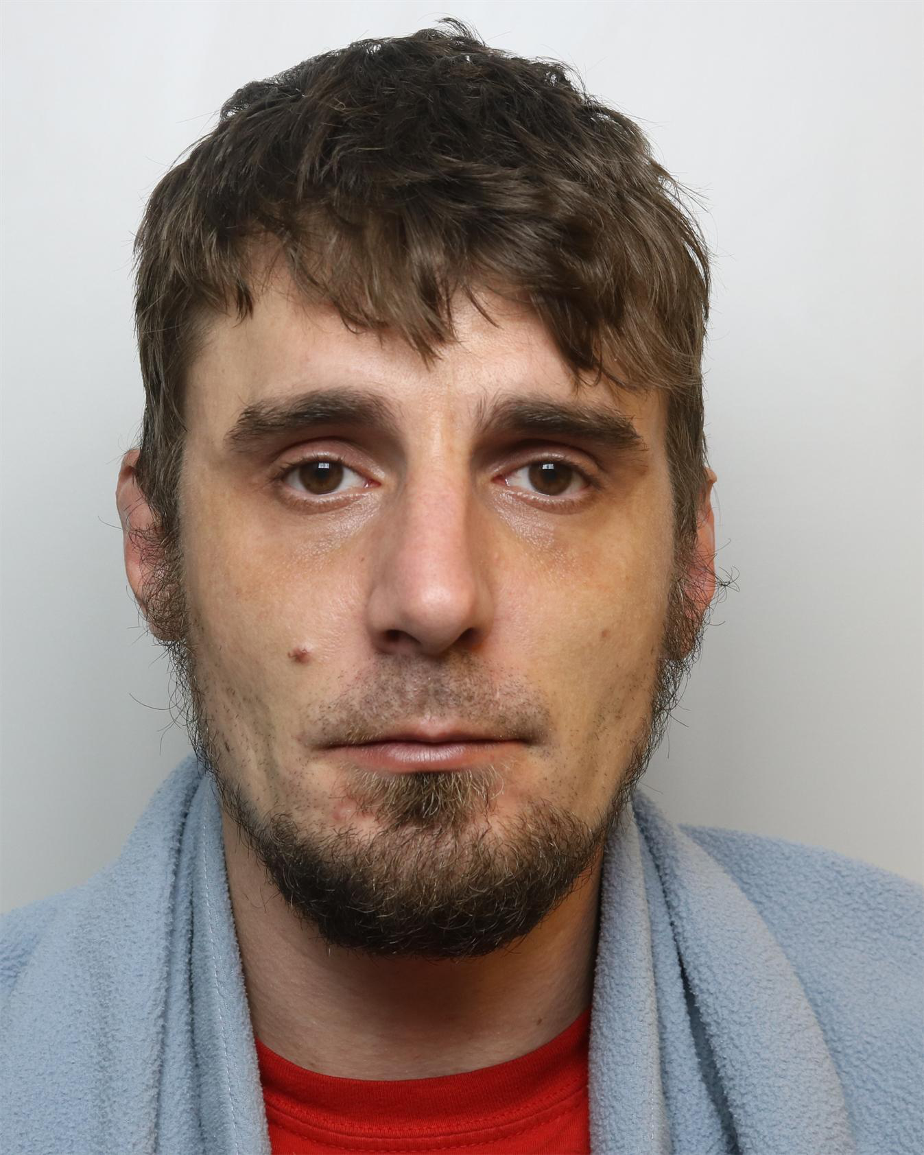 Custody shot of Edward Sclafani who has been jailed for drug supply offences